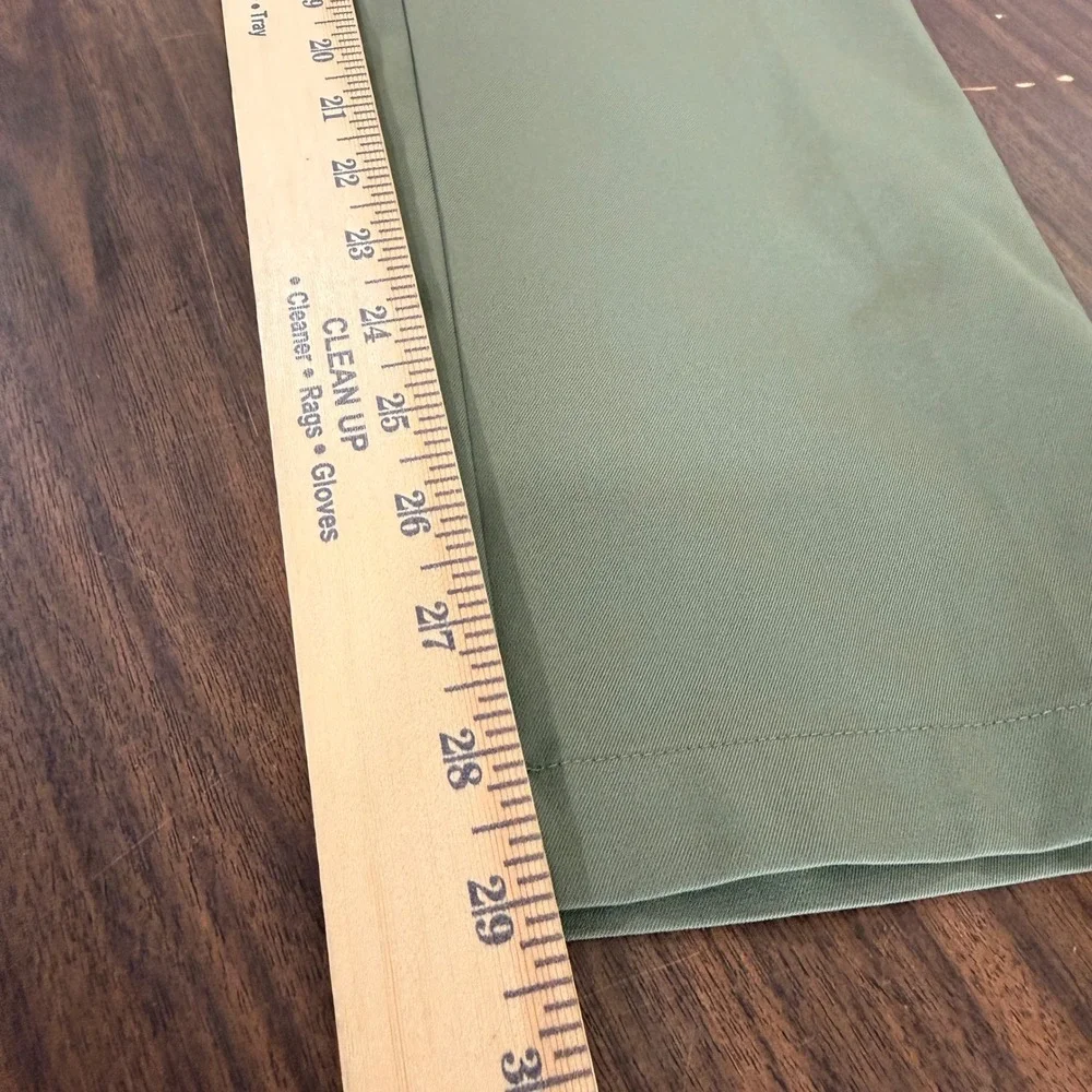 Puma Way 1 Golf Pants Mens 34x30 Pre-Owned Green Performance Flat Front Gorpcore